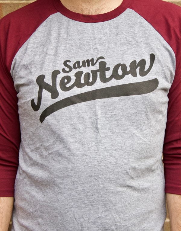 Sam Newton Baseball T-Shirt front